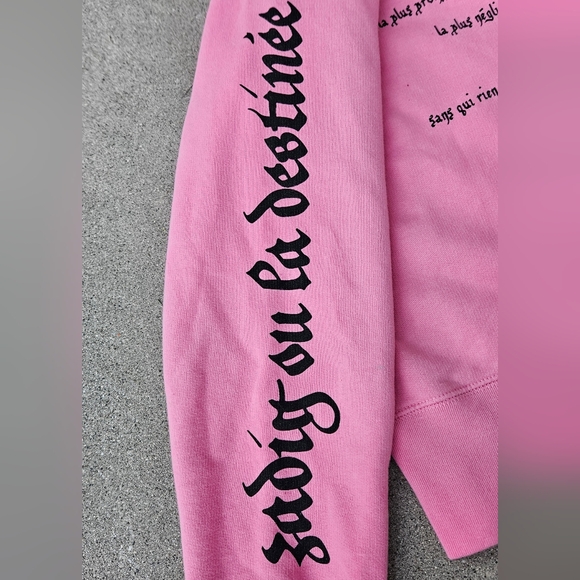 SUPER Rare Zadig & Voltaire Smiley Graphic Sweater Pink Small Like New - Picture 8 of 10